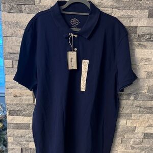 Men's  St. John’s bay Navy Polo Shirt new